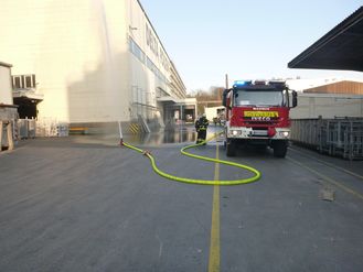 Gemeinsame Übung mit der Feuerwehr in 2016